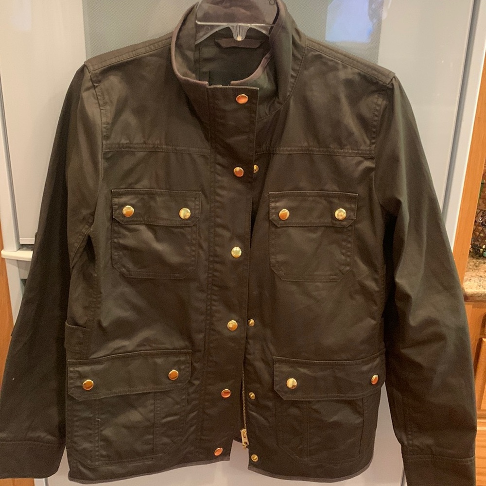 JCREW jacket - beautiful green olive color